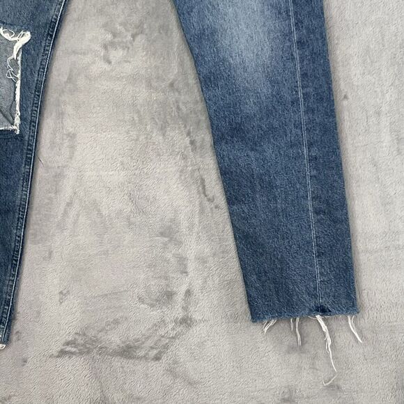 Agolde Jeans‎ 26 Feel Good Jamie Distressed Organic Cotton High Rise Button Fly - Picture 3 of 16